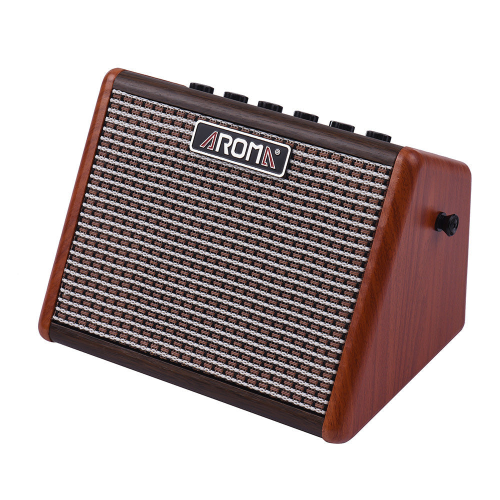 Aroma Acoustic Guitar Charging Speaker offers high-quality sound in a stylish, portable design for music lovers.